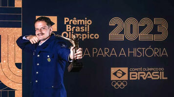 Marcus d’Almeida was named athlete of the year 2023 by Brazil Olympic Committee.